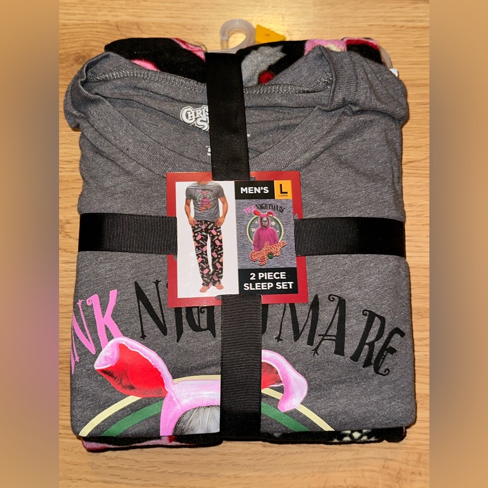 Men’s A Christmas Story Pajama Set Size Large New